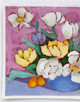 Belles Fleurs 13, 9x12" painting on paper