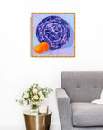 Blue Flow 5 Still Life Print