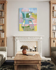 Chair in Mint, 36"x48" Painting