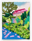 English Countryside 1, 9x12" painting on paper