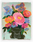 Floral Still Life 2, 8x10" painting on paper