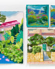 English Countryside 1, 9x12" painting on paper