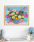 Normandy Countryside Floral Print