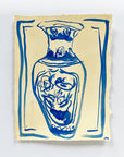 Petit Vase 2, 4.5x6" painting on paper