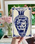 Petit Vase 3, 6.5x10" painting on paper