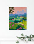 The Rose Garden, 16"x20" Painting