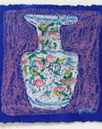 Vase 2, 5x5" work on paper