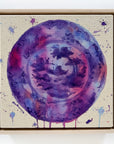 Violet Haze, 10"x10" Painting // Framed