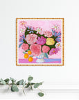 It's Nice to Have a Friend Floral Print