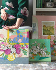 Flowers in Rooms painting collection by Jennifer Allevato