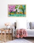 Amid the Leaves Print