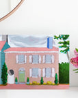 Pictures of home house-scape painting by Jennifer Allevato art