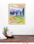 Rainbow Landscape Print