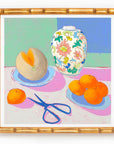 Still Life with Floral Vase Print