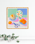 Still Life with Floral Vase Print