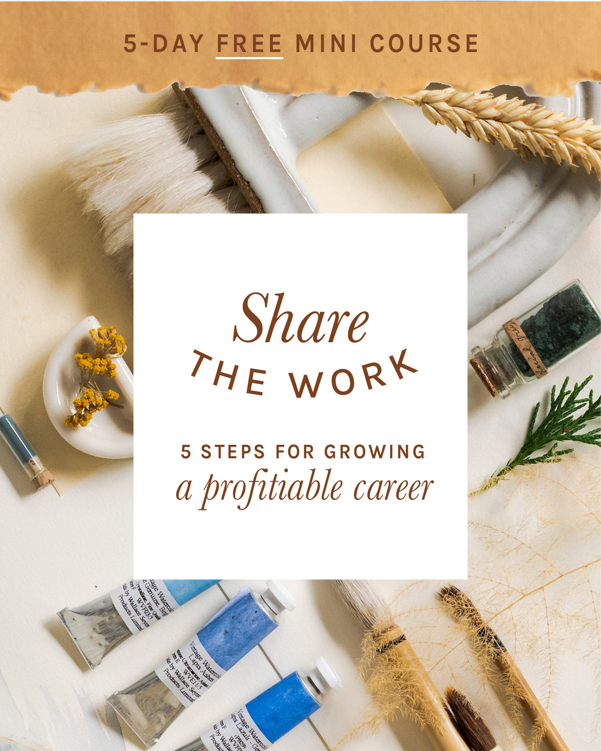 Free Share the Work Mini Course for Artists