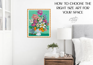 Art Collecting 101, Topic 4: Choosing the right size art for your space