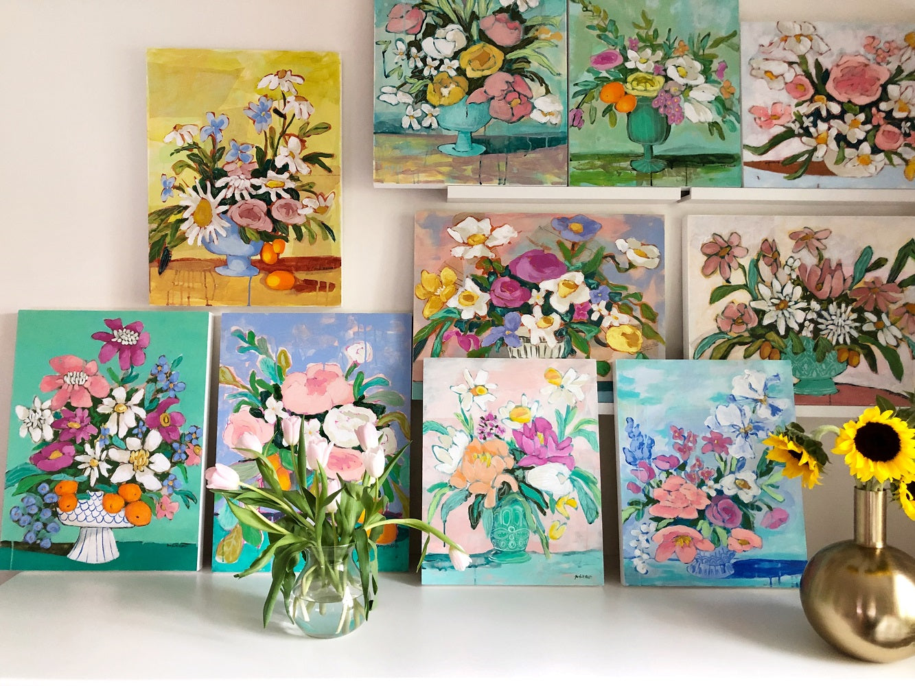 Mixed Media Florals Collection