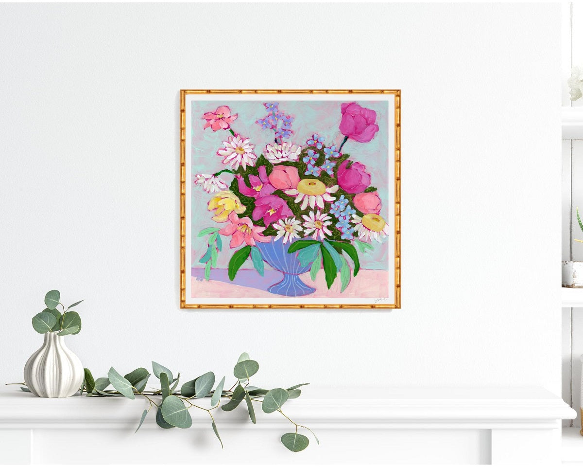 If I Were In Giverny Floral Print