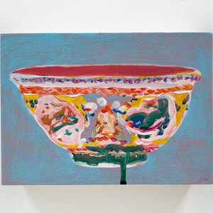 Colorful Bowl, 5"x7" Painting