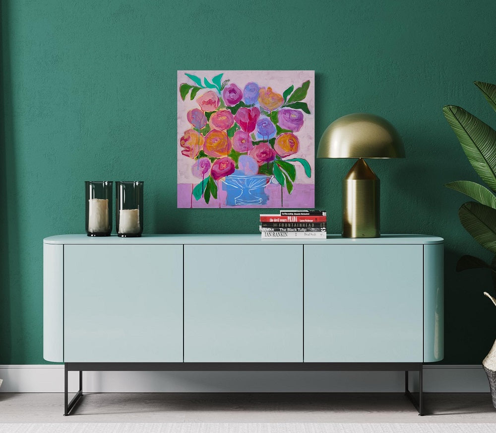 Blooming in the Month of May, 24"x24" Painting