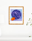 Blue Flow 5 Still Life Print