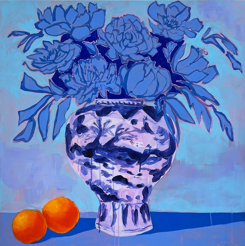 Blue, The Feeling I Got, 30"x30" Painting