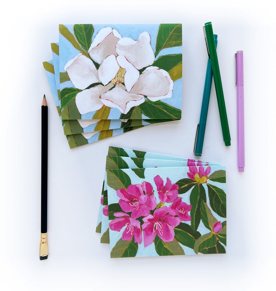 Bright Blossoms Stationery Notecard Set