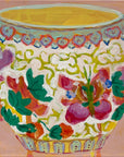 Butterfly Bowl, 6"x6" Painting