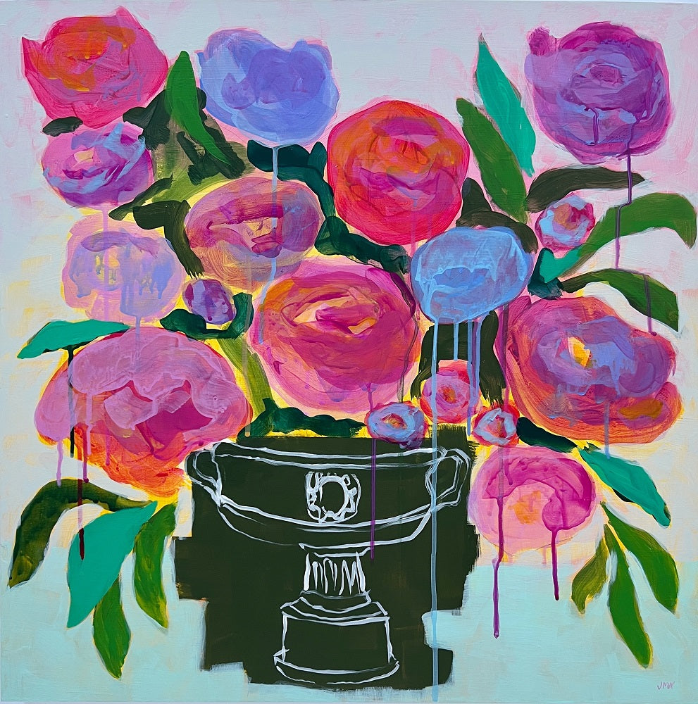 Champion of Roses, 24"x24" Painting