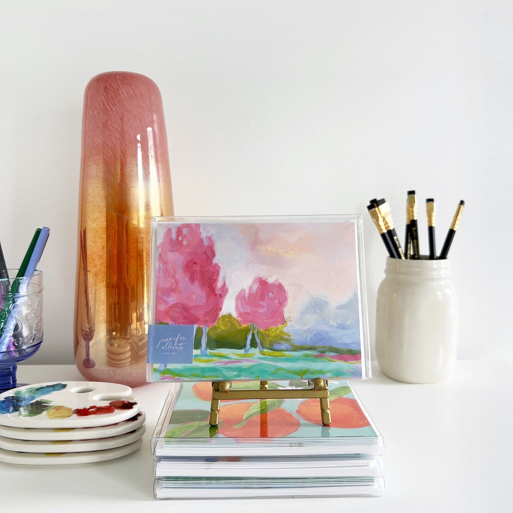 Dreaming Trees Landscape Stationery Set