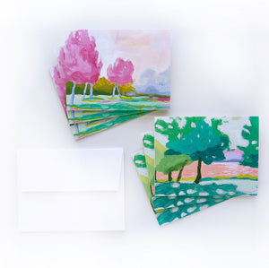 Dreaming Trees Landscape Stationery Set