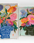 Floral Still Life 2, 8x10" painting on paper
