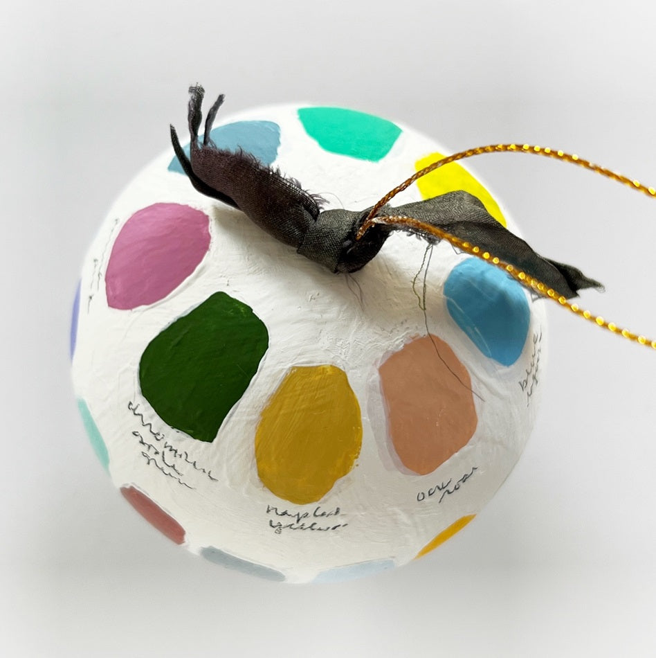 Fairfield Artist Palette Round Ornament