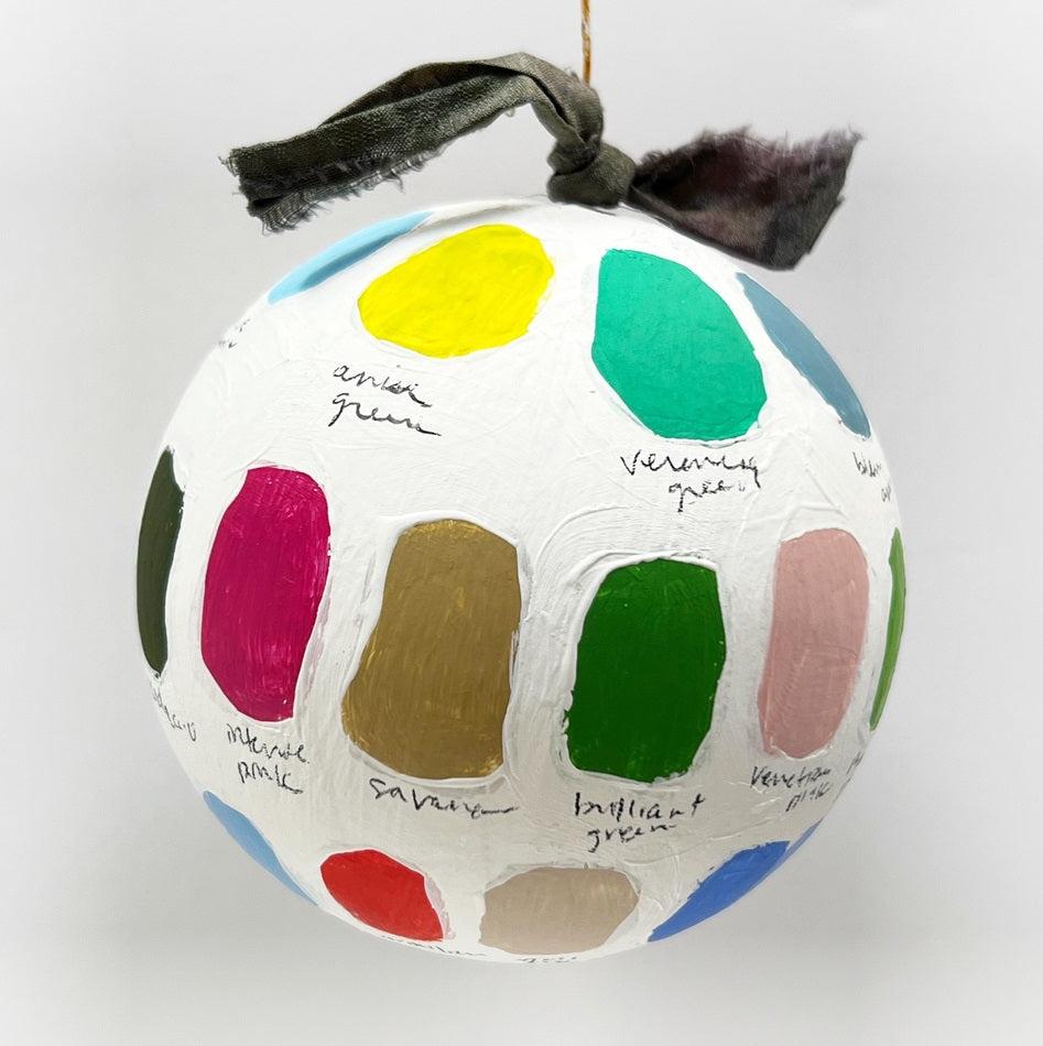 Fairfield Artist Palette Round Ornament