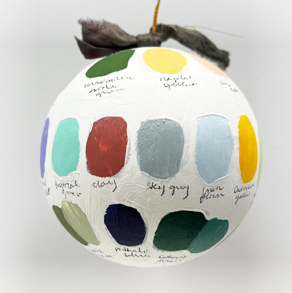 Fairfield Artist Palette Round Ornament