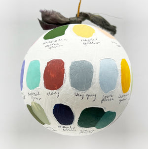 Fairfield Artist Palette Round Ornament