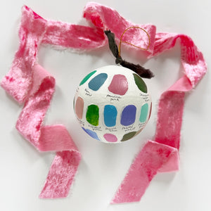 Fairfield Artist Palette Round Ornament