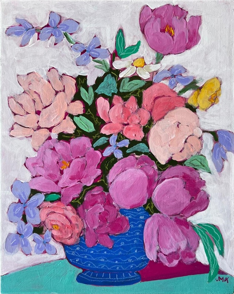 Green Pop, 8"x10" Painting