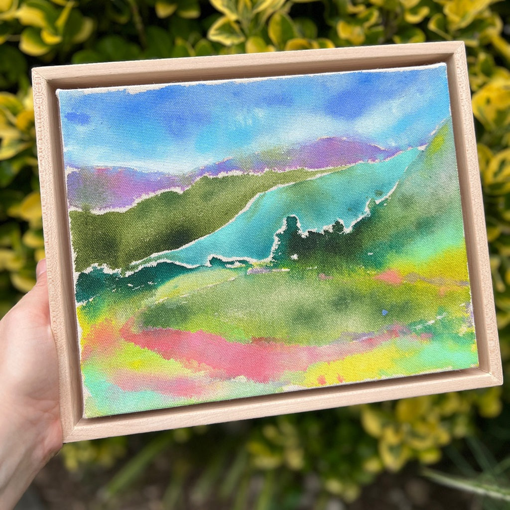 I Should've Been Home Yesterday, 8"x10" Painting // Framed