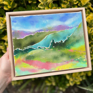 I Should've Been Home Yesterday, 8"x10" Painting // Framed
