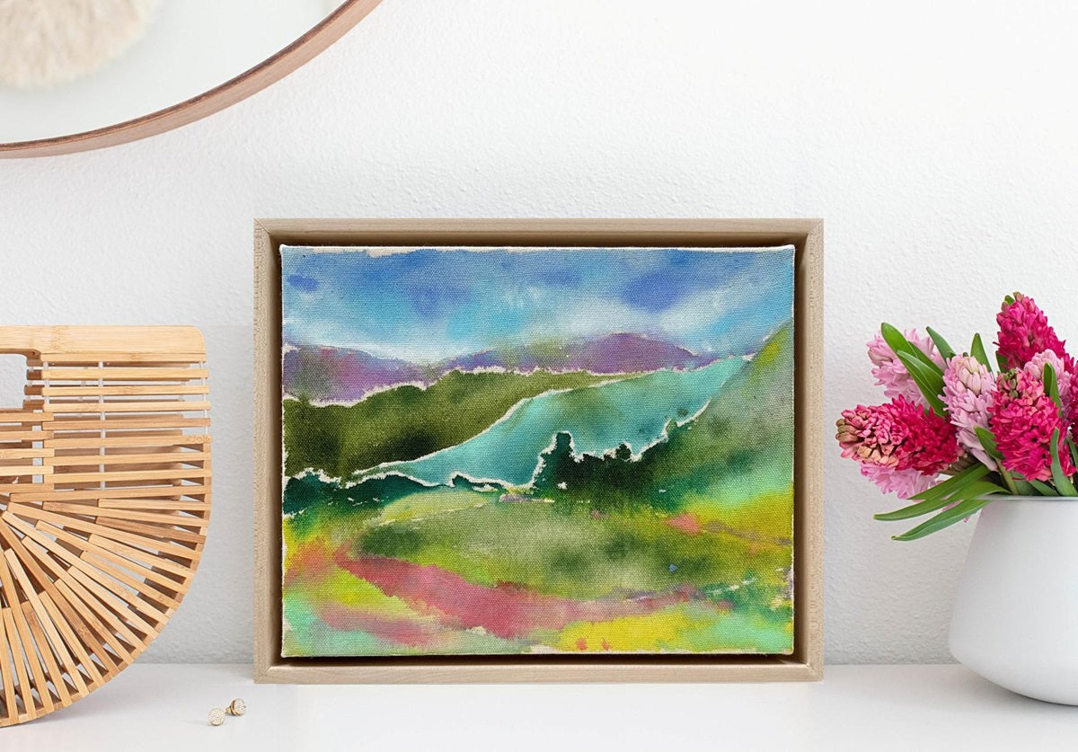 I Should've Been Home Yesterday, 8"x10" Painting // Framed