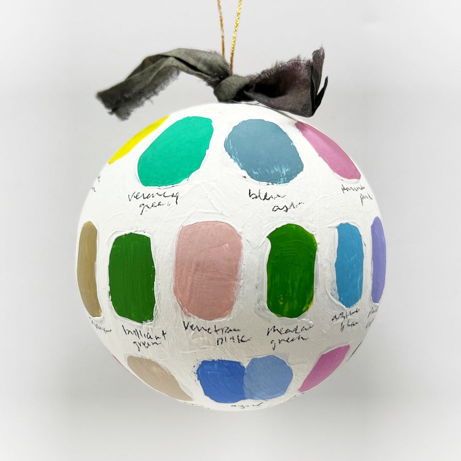 Fairfield Artist Palette Round Ornament