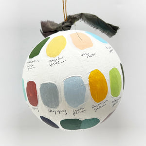 Fairfield Artist Palette Round Ornament