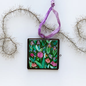 Mini Jardin Floral Still Life Ornament Lilac 2
