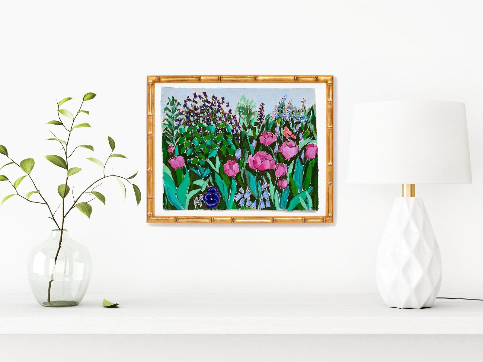 Lost in Lilacs, 8x10" painting on paper