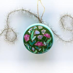 Giverny Gardens Round Ornament Mint 1
