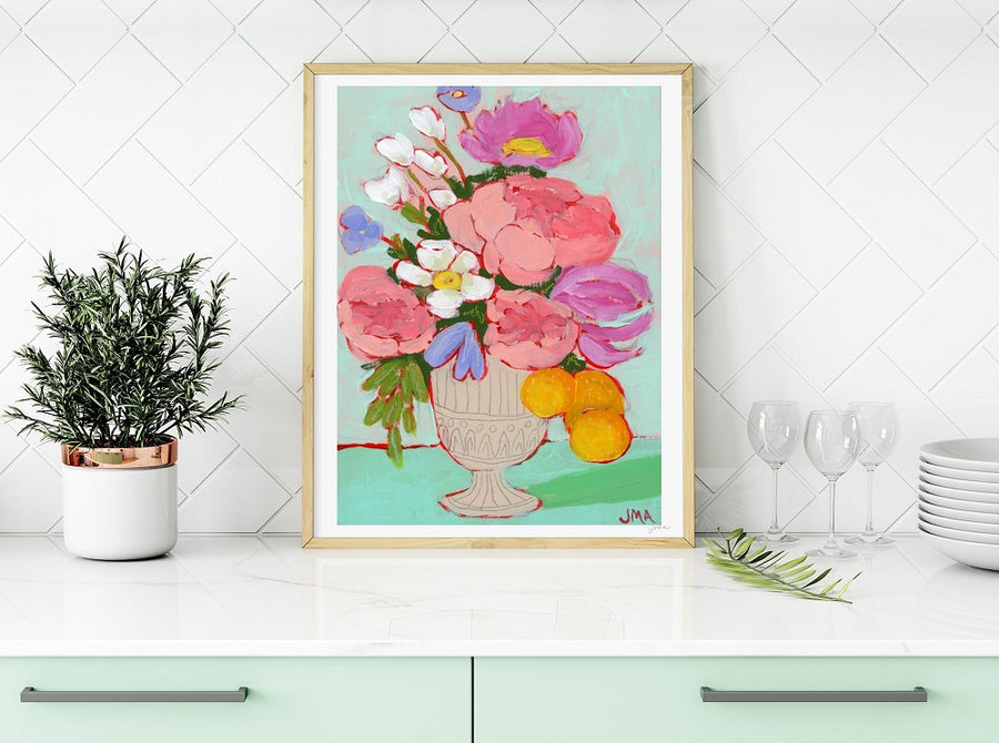 Mint Julep, 16x20" Floral Print (in stock)