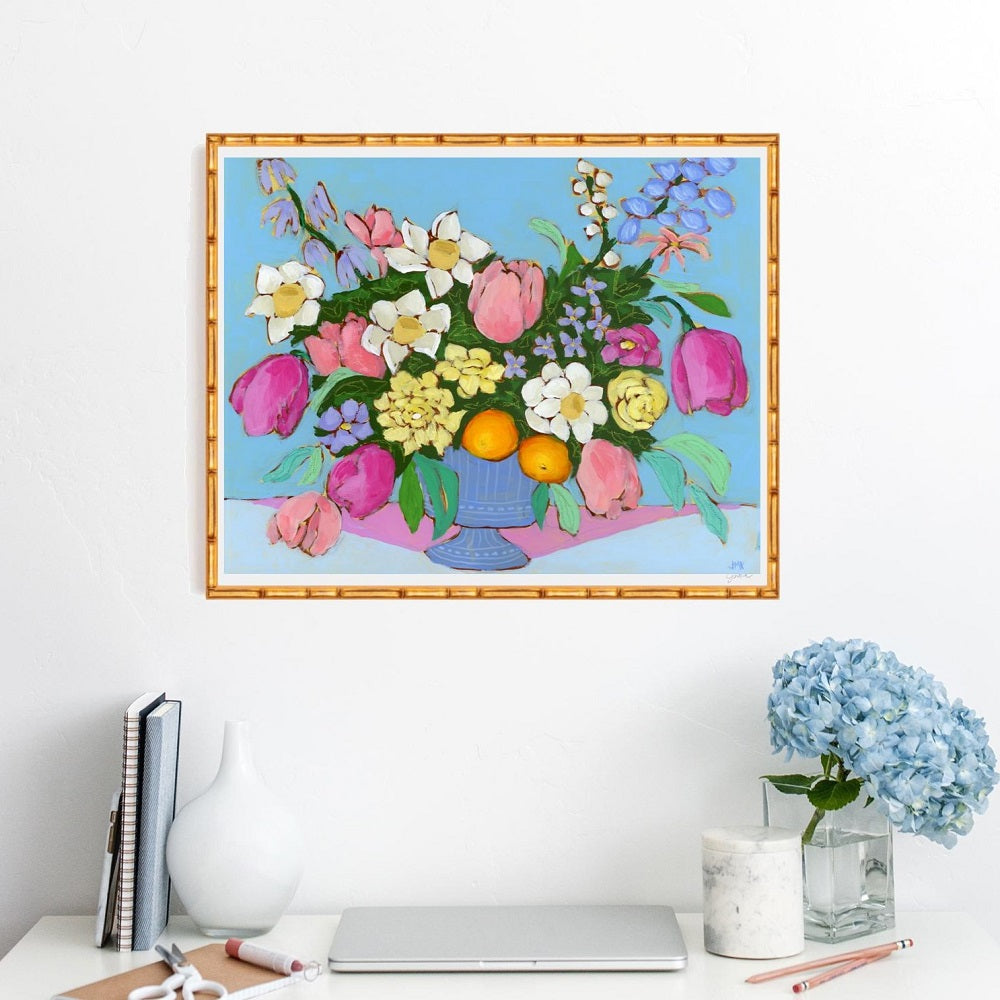 Normandy Countryside Floral Print