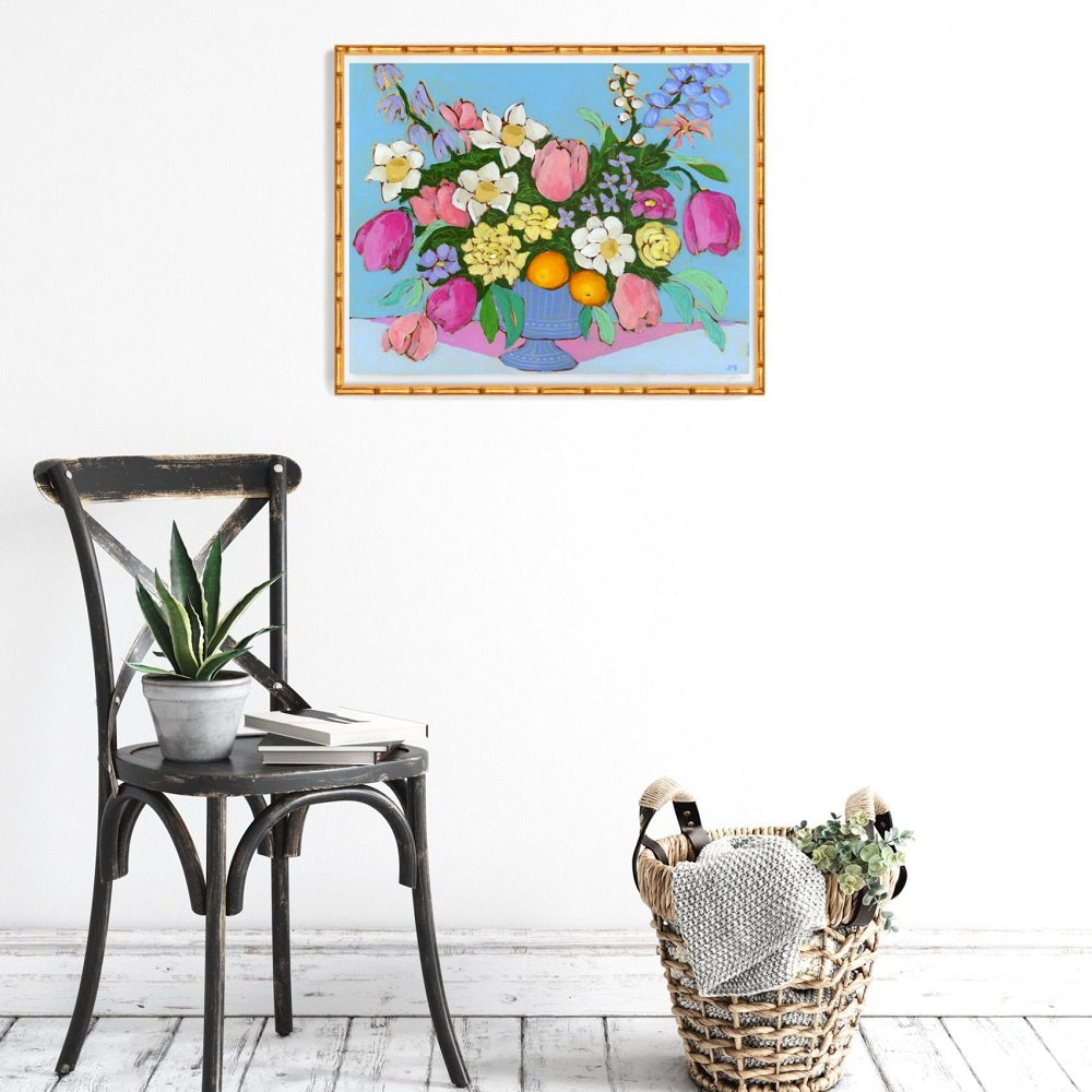 Normandy Countryside Floral Print